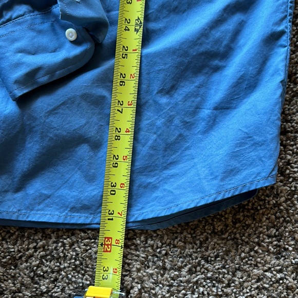 MTAILOR | Blue Tailored Fit Dress Shirt 17” x 34” - Picture 5 of 8